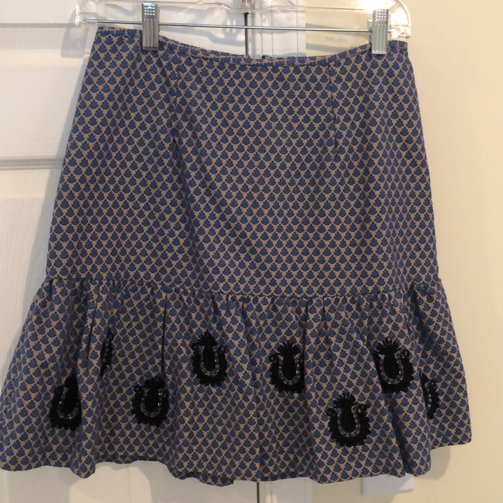 Anthropologie Leifsdottir skirt with flared bottom